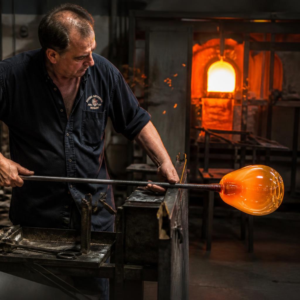 Glassblowing VIP Tour in Murano with Champagne